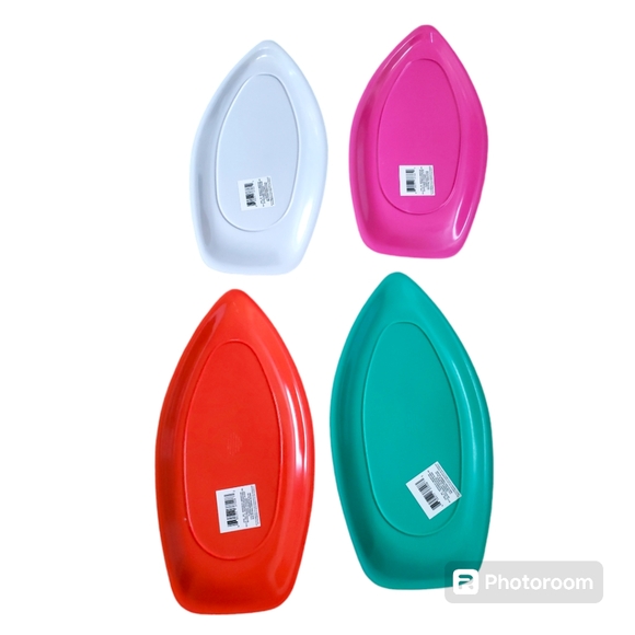 Melamine Plastic Serving Platters (set of 4) - Picture 2 of 8